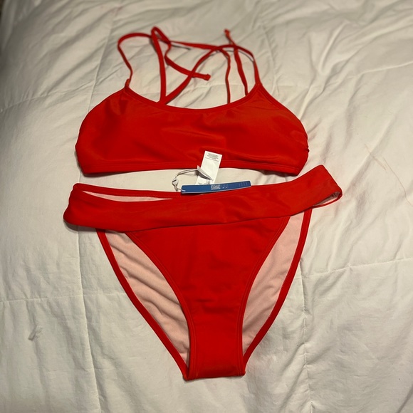 Enjoy the Sun X-Back Bralette & Mid Rise
Bikini Set NWT - Picture 5 of 5